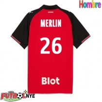Camiseta Stade Rennais Quentin Merlin #26 Primera Equipación 2025-26 manga corta